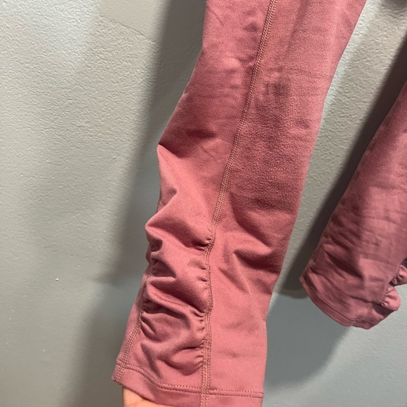 NWOT Free People XS Out Of Your League Legging Tibetan Rose Pink High Rise - Picture 6 of 9